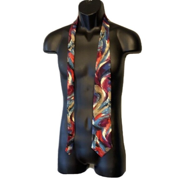 Wembley Men’s Neck Tie‎ Multi Color Red/blue - Picture 1 of 4